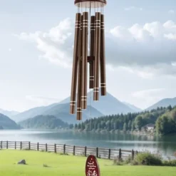 Vindspel, 106,7x15 cm, Brun, Aluminium