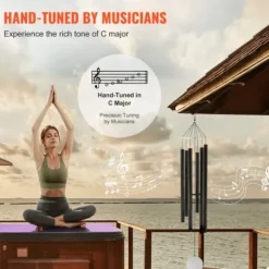 Vindspel, 167,7x25 cm, Svart, Aluminium