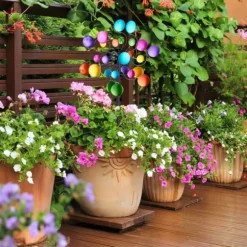 Vindspel, 119x33x15,5 cm, Flerfärgad, Järn