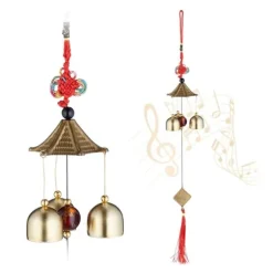 Vindspel, 49x6.5x6.5 cm, Guld