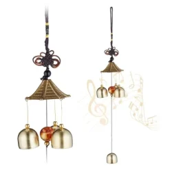 Vindspel, 39x7.5x7.5 cm, Guld