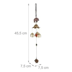 Vindspel, 45,5x7,5x7,5 cm, Guld