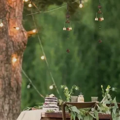 Vindspel, 45,5x7,5x7,5 cm, Guld