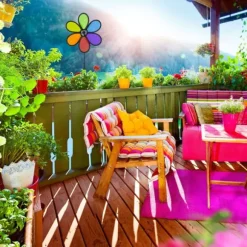 Vindspinner-set, 27x7x66 cm, Flerfärgad