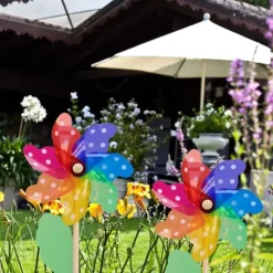 Vindspinner-set, 18x9x38,5 cm, Flerfärgad