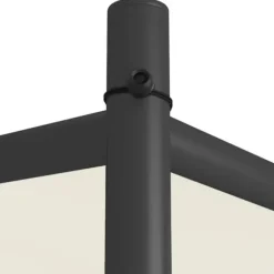 Vit paviljong 3x3 m - Vattentålig polyester och stålram | Färg: Vit | Storlek: 3x3 m