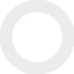 Vita Golvplanter - Hopfällbar Rund Plast för Inomhus & Utomhus | Färg: Vit | Storlek: Stor