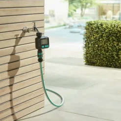 VONROC Digital Vattentimer för Automatisk Bevattning – Justerbara Intervall och Varaktighet, Passar 26,5 mm och 21 mm Kranslutningar