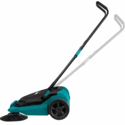 VONROC Manuell Sopmaskin för Stora Ytor – 65 cm Sopbredd, 18 L Behållare, Effektiv för Inomhus och Utomhusbruk