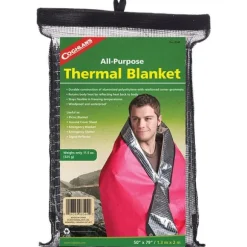 värmefilt, termisk nödfilt, COGHLANS THERMAL BLANKET CG8544 130 x 200 CM