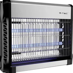 V-TAC VT-3216 11179 Insektsdödare UV-ljus 16 W (L x B x H) 280 x 354 x 93.5 mm Aluminium, Svart 1 st
