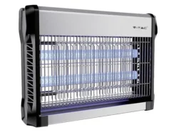 V-TAC VT-3220 11180 UV-insektfanger 20 W (B x H x T) 397 x 280 x 93,5 mm Sort, Grå 1 stk