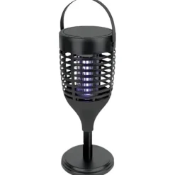 V-TAC VT-3215 23459 UV-insektsfångare UV-ljus, Strömgitter 5 W (L x B x H) 128 x 128 x 672 mm Svart 1 st