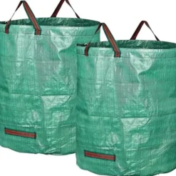 Vävd soppåse för återvinning av trädgårdsavfall - BEMSM - 272L - Grön
