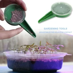 5-växlad manuell fröspridare trädgård såmaskin Frödispenser