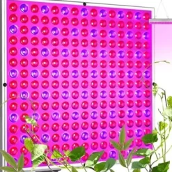Växtbelysning 225 LED Panel | Odlingslampa för Optimal Växtutveckling