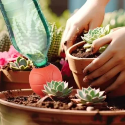 Växtbevattningskoner, 17,5x7 cm, Röd