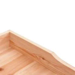 Växtbord med hylla i massivt granträ - Perfekt för trädgård och uteplats | Färg: Brun | Storlek: 78x38x82,5 cm