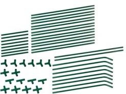 VÄXTHUS 240*90*90 CM, PE-FOLIE 135G, METALLKONSTRUKTION - T N15-912