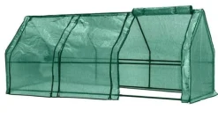 VÄXTHUS 240*90*90 CM, PE-FOLIE 135G, METALLKONSTRUKTION - T N15-912