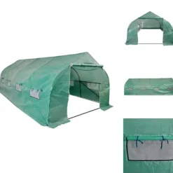 Växthus - Living Portabelt tunnelväxthus Walk-in 18 m² stålram