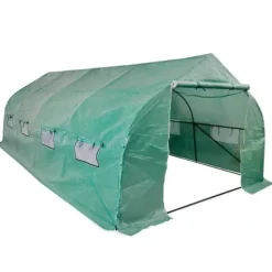Växthus - Living Portabelt tunnelväxthus Walk-in 18 m² stålram