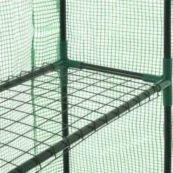 Växthus - Living Växthus med 12 hyllor stål 143x214x196 cm