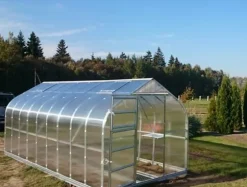 Växthus Baumera STANDART 15 - 2,5x6m med 4 mm polykarbonatbeläggning