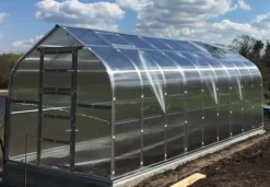 Växthus Baumera STANDART 15 - 2,5x6m med 4 mm polykarbonatbeläggning