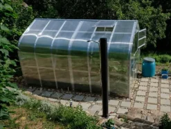 Växthus Baumera STANDART 10 - 2,5x4m med 6 mm polykarbonatbeläggning