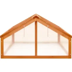 Växthus brun 114x80x50 cm granträ - Växthus - Växt Hus - Home & Living