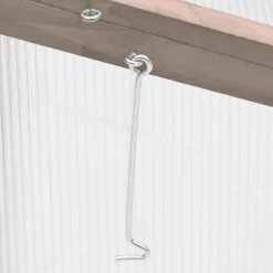 Växthus grå 110x58,5x39 cm granträ - Växthus - Drivhus - Home & Living