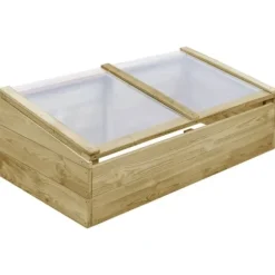 Växthus i tryckimpregnerad furu - Odlingslåda för trädgård | Storlek: 100x50x35 cm