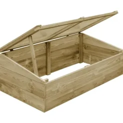 Växthus i tryckimpregnerad furu - Odlingslåda för trädgård | Storlek: 100x50x35 cm