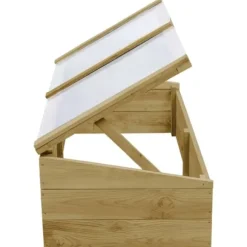 Växthus i tryckimpregnerad furu - Odlingslåda för trädgård | Storlek: 100x50x35 cm