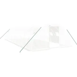 Växthus med stålram - Rymligt och robust | Färg: Vit | Storlek: 10x4x2 m | Yta: 40 m²