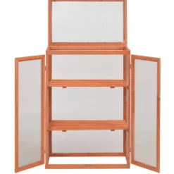 Växthus trä 75x47x109 cm