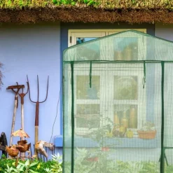 Växthus, 185x125x95 cm, Grön