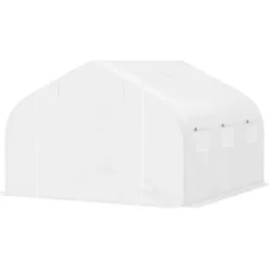 Växthus, 350x300x200 cm, Vit