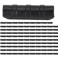 Växthusram rörklämma - 100 st, svart