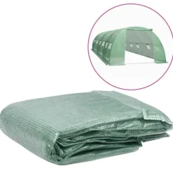 Växthusöverdrag (24 m²) 400x600x200 cm grön