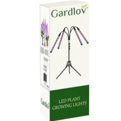 Växtlampa med Stativ / Växtbelysning - 4 LED-paneler