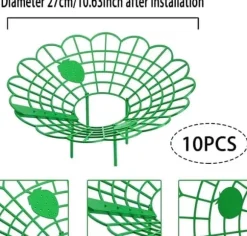 Växtstöd för jordgubbar, grönsaker och andra växter - Jordgubbshållare 10-pack