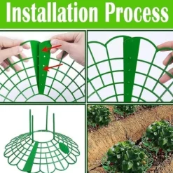 Växtstöd för jordgubbar, grönsaker och andra växter - Jordgubbshållare 10-pack