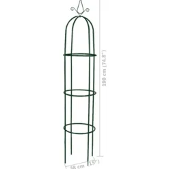 Växtstöd obelisk 2 st - Rosenbåge - Spaljé - Home & Living