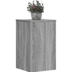 Växtställ 2 st grå sonoma 30x30x50 cm konstruerat trä