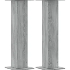 Växtställ 2 st grå sonoma 30x30x95 cm konstruerat trä
