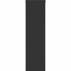 Växtställ 2 st i konstruerat trä - Dekorativa blomsterställ | Färg: Svart | Storlek: 17x17x60 cm