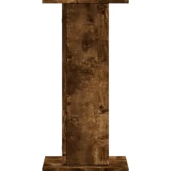 Växtställ 2 st rökfärgad ek - Stabilt konstruerat trä | Storlek: 30x30x60 cm