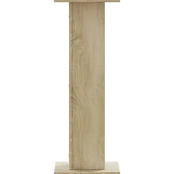 Växtställ 2 st sonoma-ek 30x30x80 cm konstruerat trä